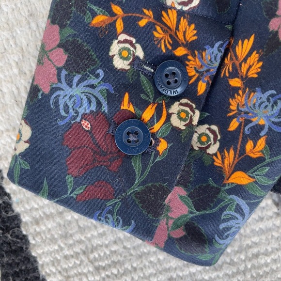 Wildfang The Empower Tux Wildflower Print Single Button Blazer Womens XL - Picture 3 of 8